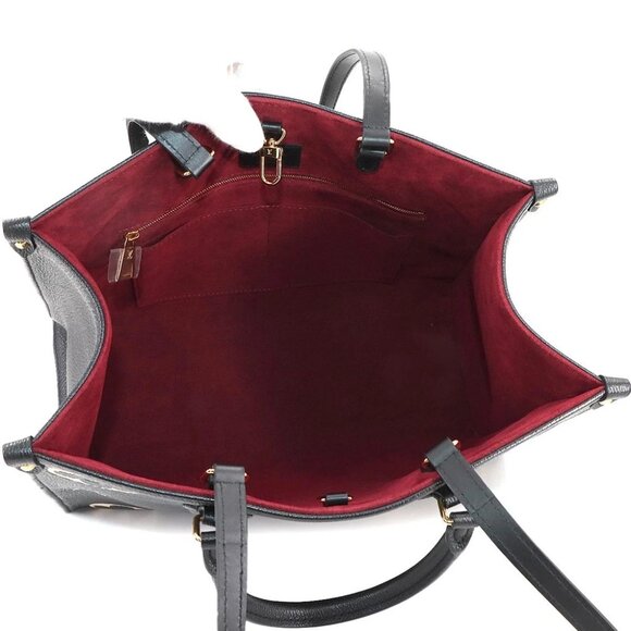 LOUIS VUITTON Bicolor Monogram Empreinte Onthego MM Tote Shoulder Bag 90284835 - Picture 2 of 10